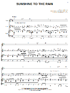 Sunshine To The Rain von Brad Jordan (Download) 