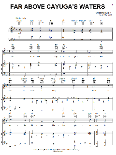 Far Above Cayuga's Waters von C. Urguhart (Download) 