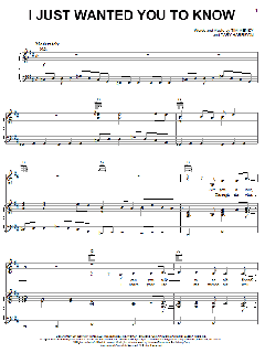 I Just Wanted You To Know von Mark Chesnutt (Download) 