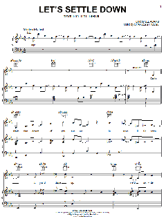 Let's Settle Down von Lee Adams (Download) 