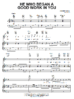 He Who Began A Good Work In You von Steve Green (Download) 