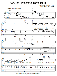 Your Heart's Not In It von Tom Shapiro (Download) 