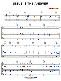 Jesus Is The Answer von Andrae Crouch (Download) 