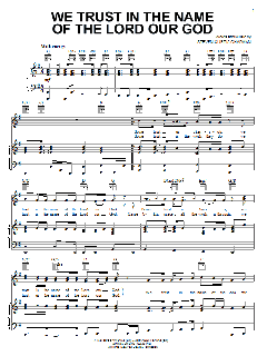 We Trust In The Name Of The Lord Our God von Steve Green (Download) 