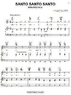 Santo Santo Santo (Holy Holy Holy) von Reginald Heber (Download) 