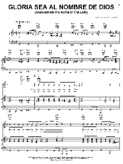 Gloria Sea Al Nombre De Dios (Blessed Be The Name Of The Lord) von Clinton Utterbach (Download) 