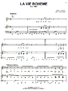 La Vie Boheme von Jonathan Larson (Download) 