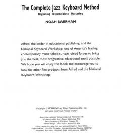 Beginning Jazz Keyboard von Noah Baerman im Alle Noten Shop kaufen (CD)