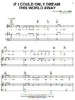 If I Could Only Dream This World Away von Andrew Lloyd Webber (Download) 