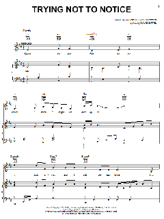 Trying Not To Notice von Andrew Lloyd Webber (Download) 