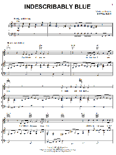 Indescribably Blue von Elvis Presley (Download) 