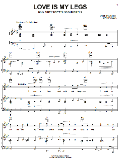 Love Is My Legs von David Yazbek (Download) 