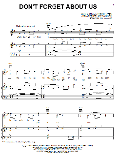 Don't Forget About Us von Mariah Carey (Download) 