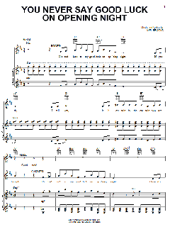 You Never Say Good Luck On Opening Night von Mel Brooks (Download) 