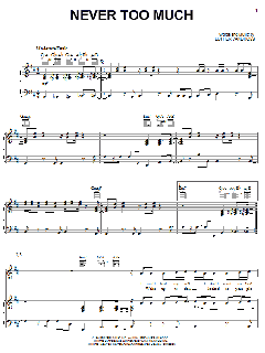 Never Too Much von Luther Vandross (Download) 