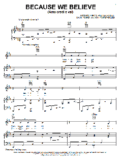 Because We Believe von David Foster (Download) 