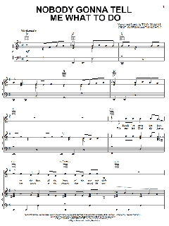 Nobody Gonna Tell Me What To Do von Tim Nichols (Download) 