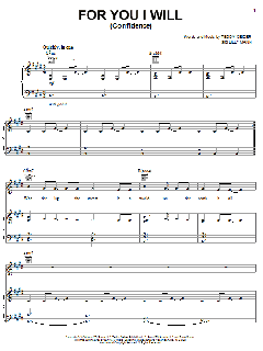For You I Will (Confidence) von Teddy Geiger (Download) 