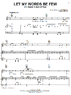 Let My Words Be Few (I'll Stand In Awe Of You) von Matt Redman (Download) 