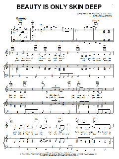 Beauty Is Only Skin Deep von The Temptations (Download) 