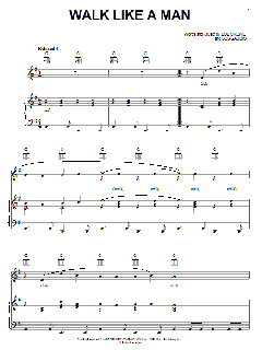 Walk Like A Man von Frankie Valli (Download) 