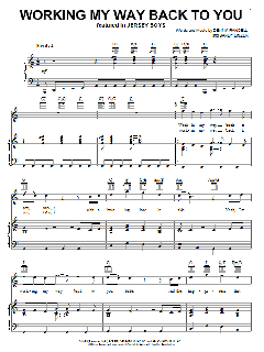 Working My Way Back To You von Frankie Valli (Download) 