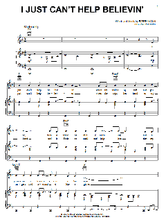 I Just Can't Help Believin' von Elvis Presley (Download) 