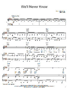 We'll Never Know von Lifehouse (Download) 