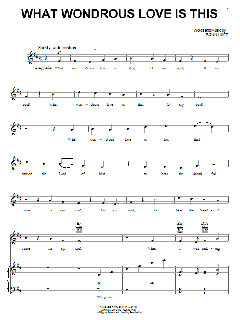 What Wondrous Love Is This von Steve Green (Download) 