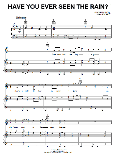 Have You Ever Seen The Rain? von Creedence Clearwater Revival (Download) 