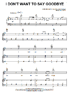 I Don't Want To Say Goodbye von Bernie Taupin (Download) 