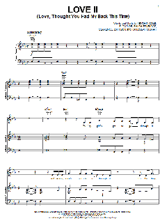 Love II (Love, Thought You Had My Back This Time) von Keyshia Cole (Download) 