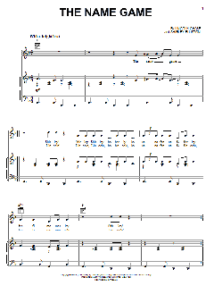 The Name Game von Shirley Ellis (Download) 