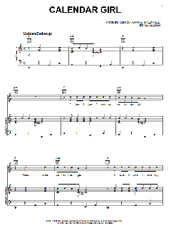 Calendar Girl von Neil Sedaka (Download) 