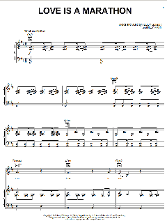 Love Is A Marathon von Teddy Geiger (Download) 