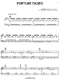 Fortune Faded von Red Hot Chili Peppers (Download) 