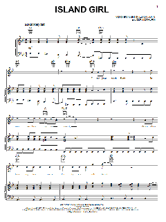 Island Girl von Elton John (Download) 