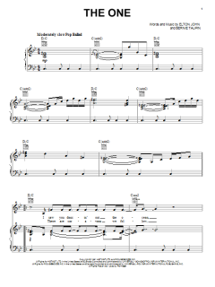 The One von Elton John (Download) 