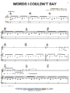 Words I Couldn't Say von Rascal Flatts (Download) 