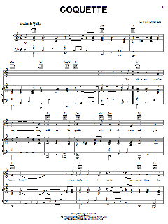 Coquette von Irving Berlin (Download) 