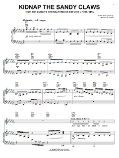 Kidnap The Sandy Claws von Danny Elfman (Download) 