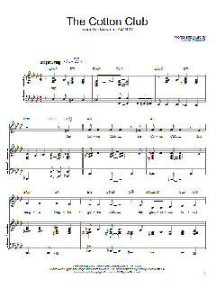 The Cotton Club von Leslie Bricusse (Download) 
