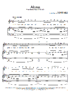 Alone von Leslie Bricusse (Download) 