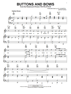 Buttons And Bows von Bob Hope (Download) 