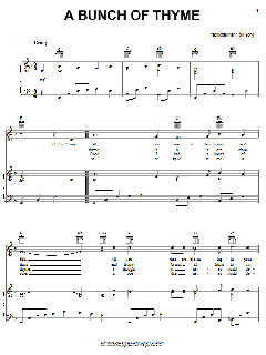 A Bunch Of Thyme von Irish Folksong (Download) 