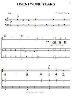 Twenty-One Years von Irish Folksong (Download) 