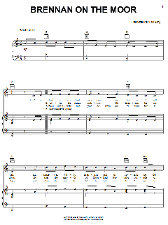 Brennan On The Moor von Irish Folksong (Download) 