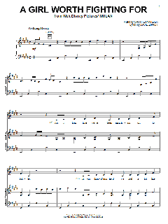 A Girl Worth Fighting For von David Zippel (Download) 