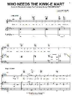 Who Needs The Kwik-E Mart von Alf Clausen (Download) 