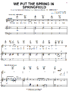 We Put The Spring In Springfield von Alf Clausen (Download) 